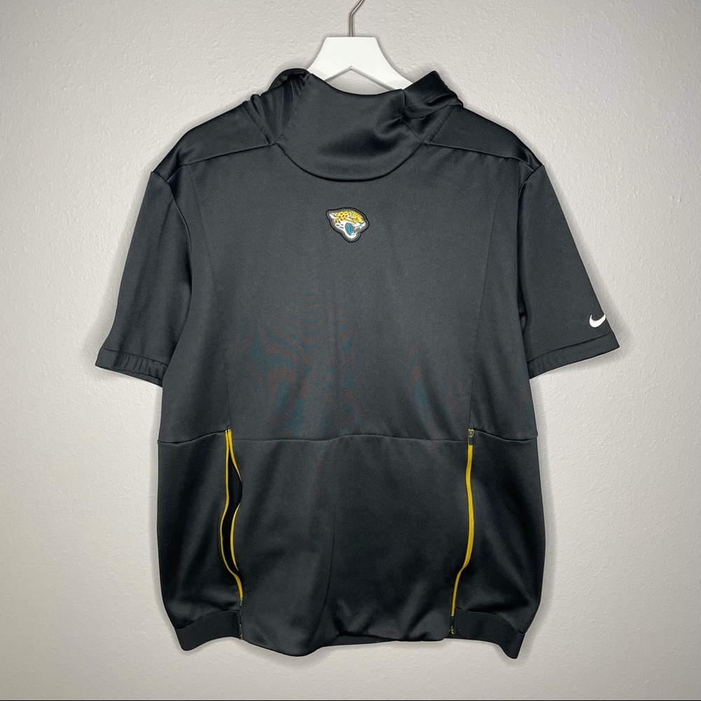 NFL Jacksonville Jaguars Nike Short Sleeve Hoodie Jacket